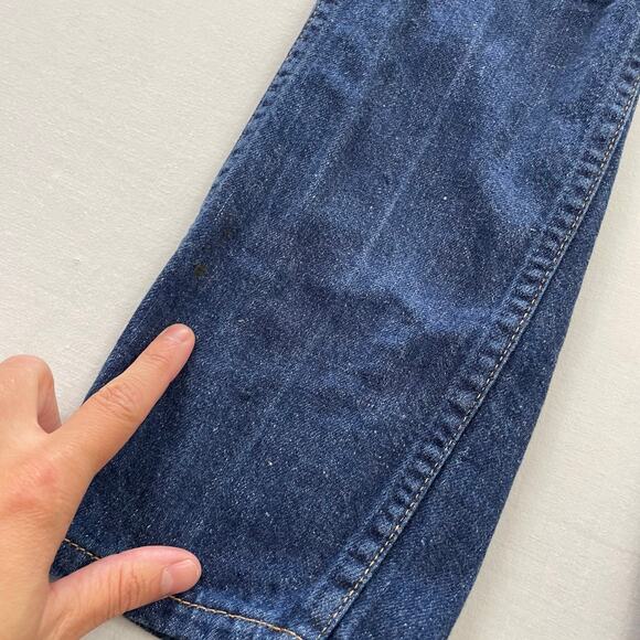 VTG Wrangler Blue Bell Sanforized Straight Jeans size 12 USA Measures 25 x 27 - Picture 11 of 15